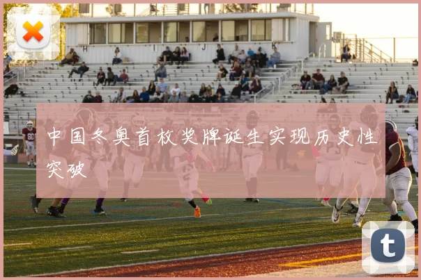 中国冬奥首枚奖牌诞生实现历史性突破